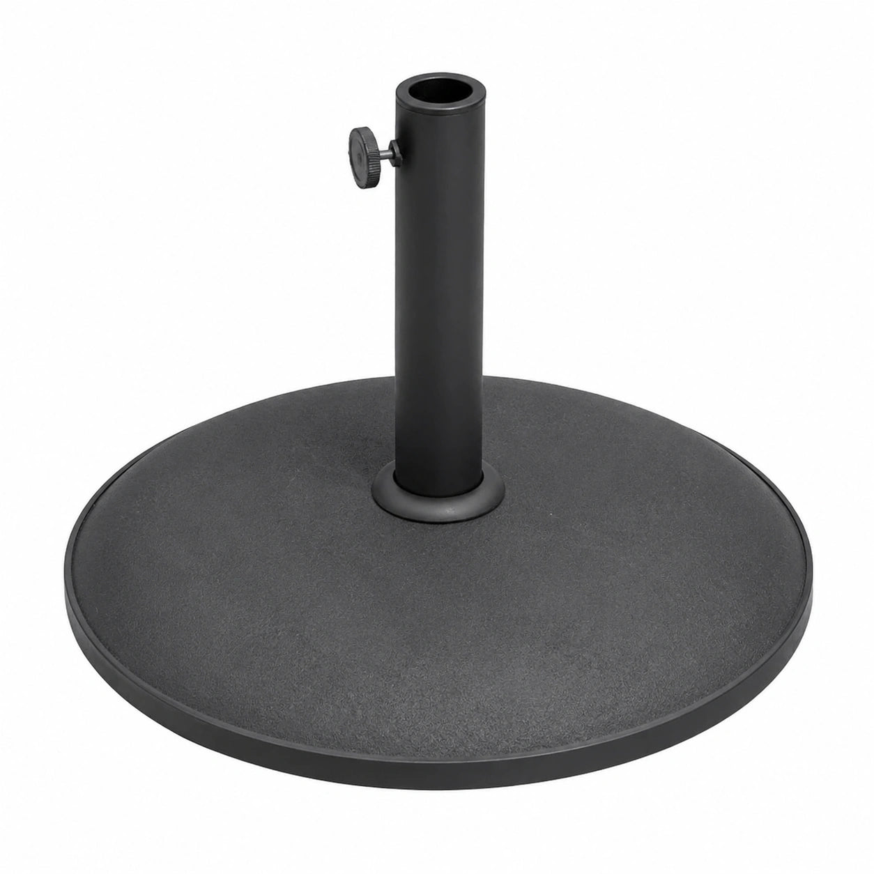 RAM Sonnenschirmständer aus Gusseisen, Schwarz, 25 kg