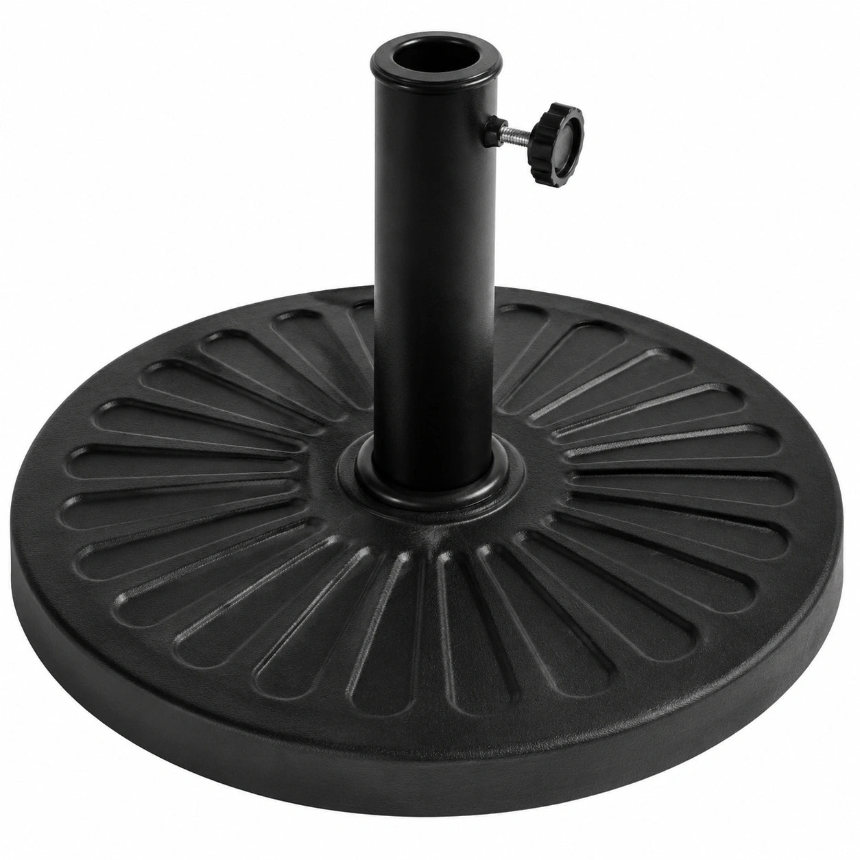 Stabiler Gartenschirmständer rund, passend für Stöcke bis 48 mm, 10 kg