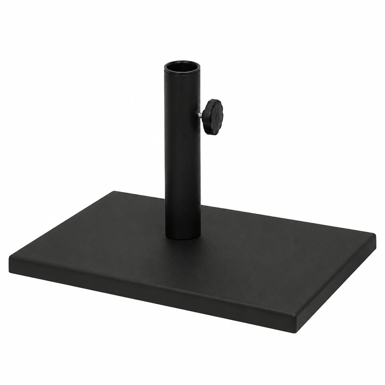 Dehner Regenschirmständer aus Metall, Schwarz, 49 x 30 x 24.5 cm, 20 kg