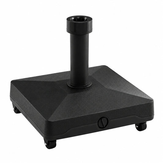 Stabiler Sonnenschirmständer mit Rollen, befüllbar für 32-48 mm Stangen