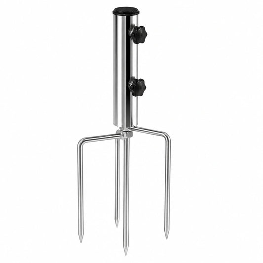 Hochwertiger Rasendorn für vielseitige Schirme – Abnehmbarer Erdspieß für Garten und Strand