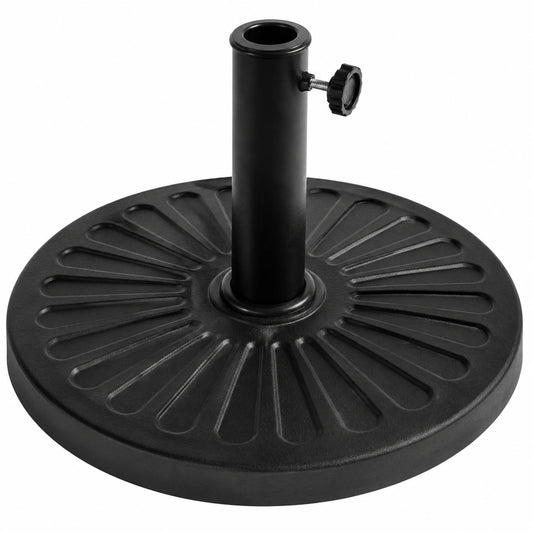 Stabiler Gartenschirmständer rund, passend für Stöcke bis 48 mm, 10 kg